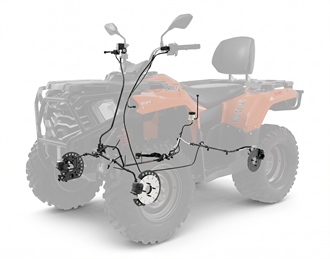 Фото тормозной системы квадроцикла LONCIN XWOLF 300 T3b